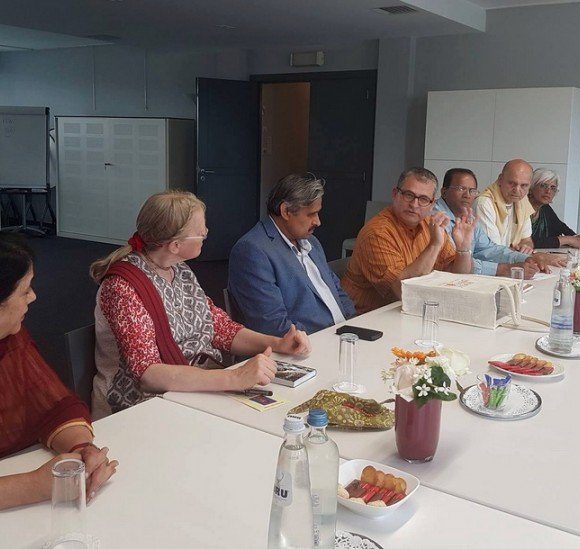 2017-06-19 Meeting with Minister of Justice, Mr. Koen Geens: Request for recognition of Hinduism
